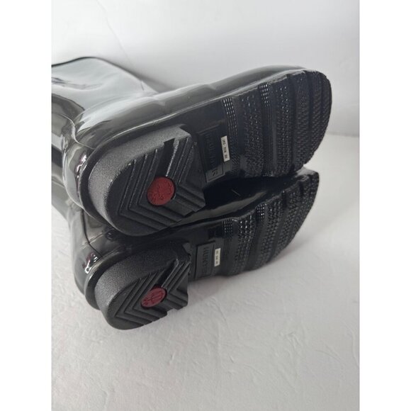 NEW Hunter Original Back Adjustable Gloss Rain Boots Black EU 36 US 5 UK 3 - Picture 8 of 8